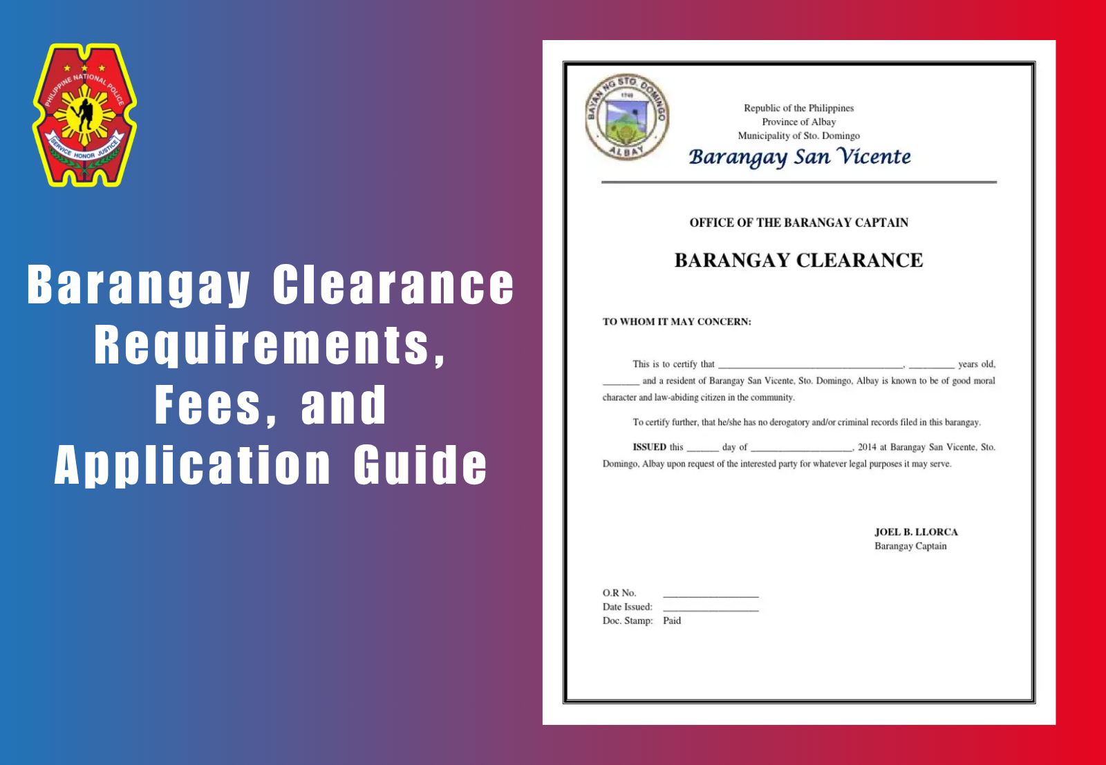 Blog 4 Barangay Clearance