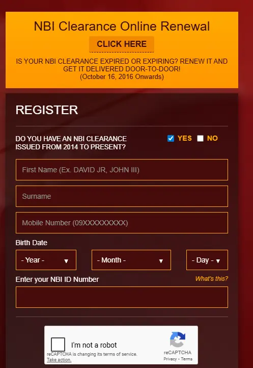 NBI Clearance Account