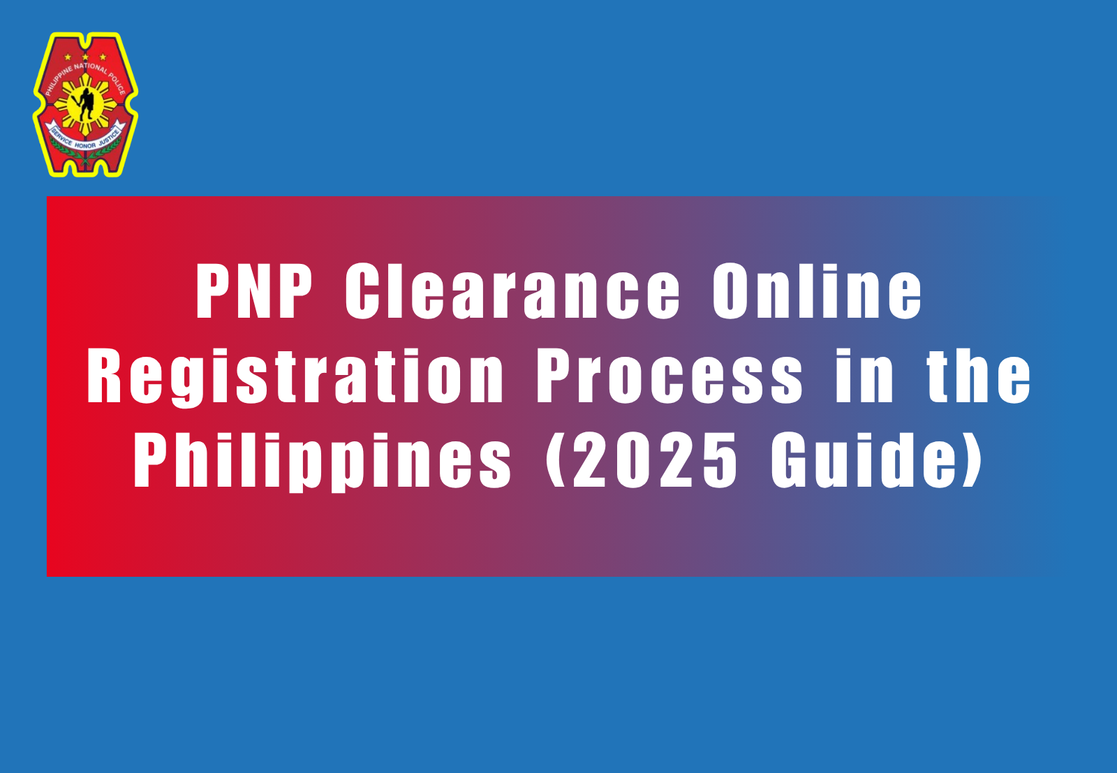 PNP Clearance