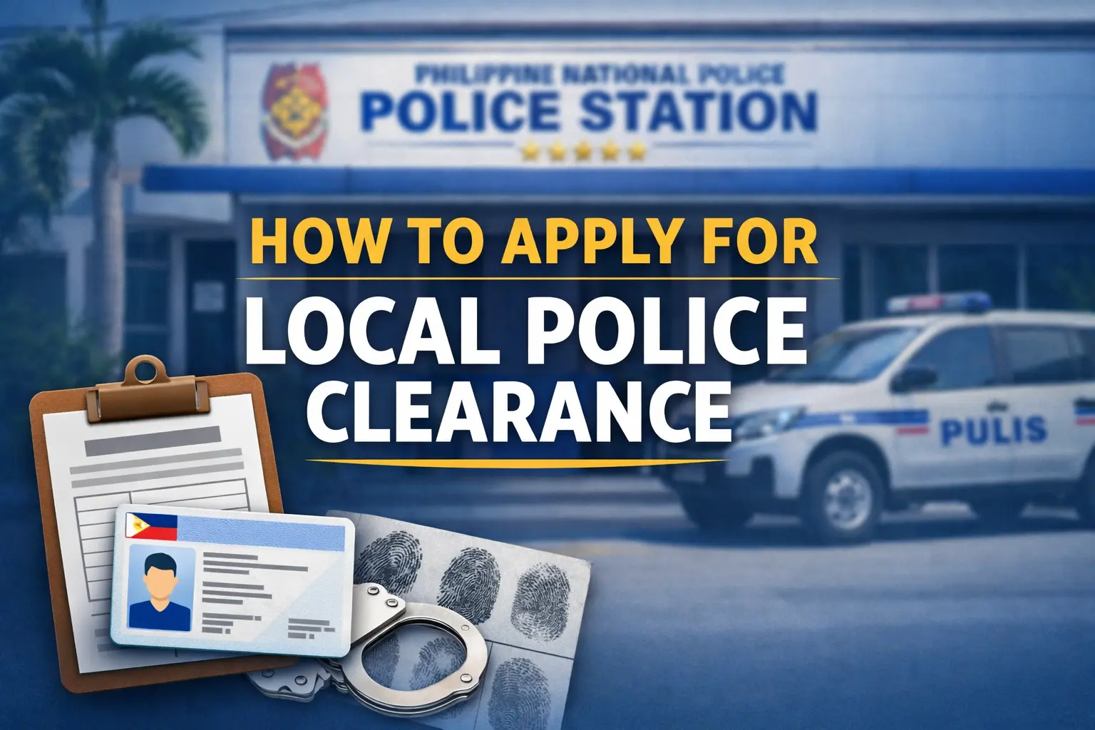 How to apply for local police clearance at police station