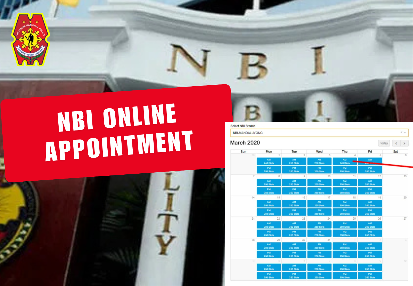NBI Online Appointment