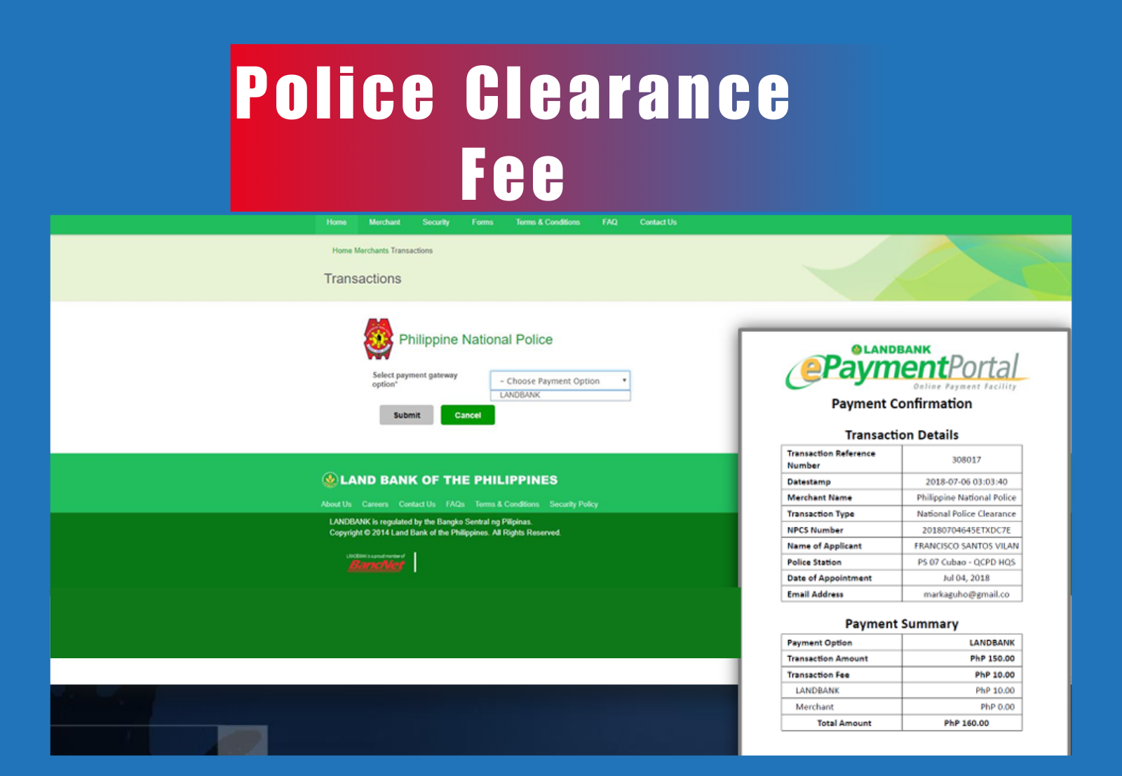 Police Clearance Fee